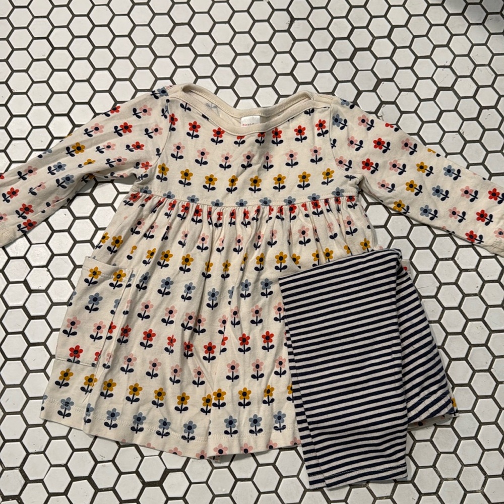 12-18 Month Hanna Anderson Tunic Dress and Leggings